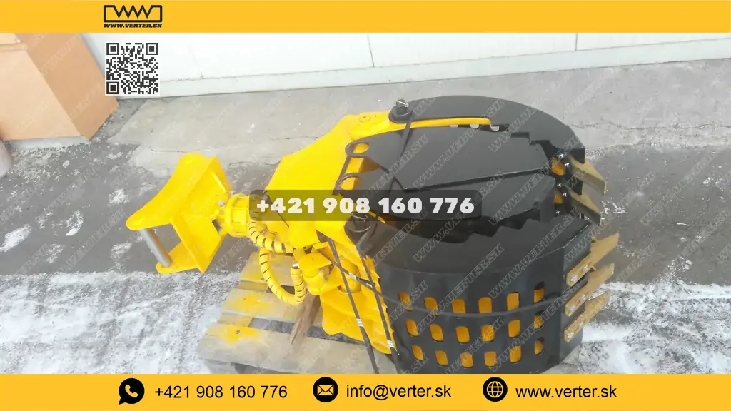 Drapák s rotátorom na bagér